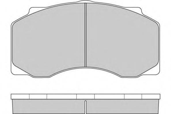 Комплект тормозных колодок, дисковый тормоз E.T.F. 29077