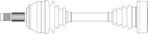 Приводной вал GENERAL RICAMBI AR3073
