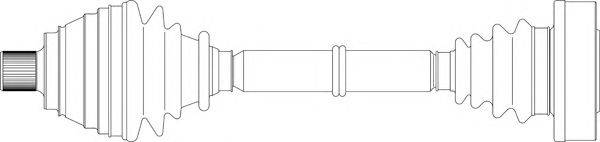 Приводной вал GENERAL RICAMBI AU3317