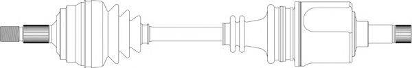 Приводной вал GENERAL RICAMBI CI3065