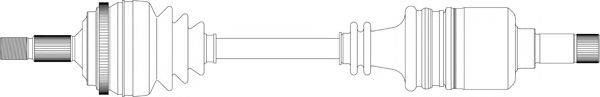 Приводной вал GENERAL RICAMBI CI3189