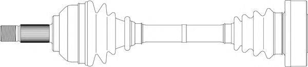 Приводной вал GENERAL RICAMBI FI3075