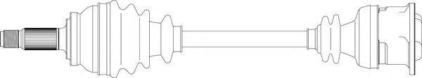 Приводной вал GENERAL RICAMBI RV3067
