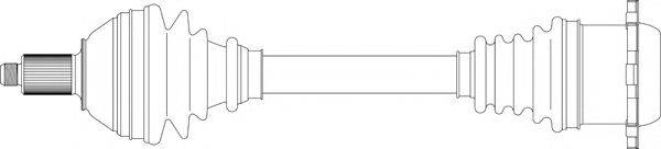 Приводной вал GENERAL RICAMBI WW3303