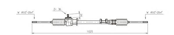 Рулевой механизм GENERAL RICAMBI FO4003