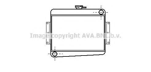 Радиатор, охлаждение двигателя PRASCO VA2002