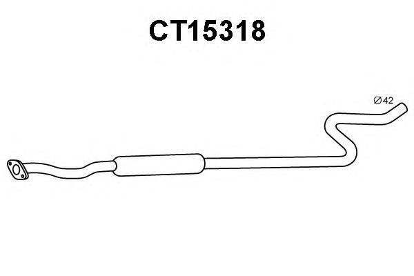 Предглушитель выхлопных газов VENEPORTE CT15318