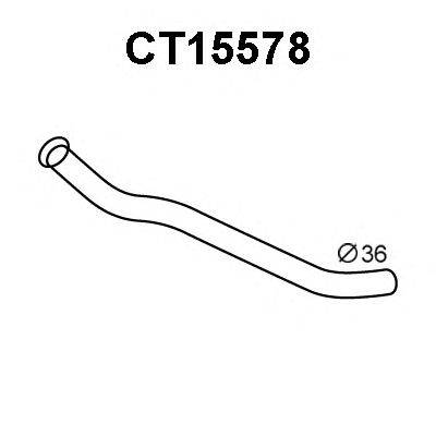 Труба выхлопного газа VENEPORTE CT15578