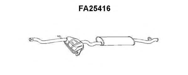 Глушитель выхлопных газов конечный VENEPORTE FA25416