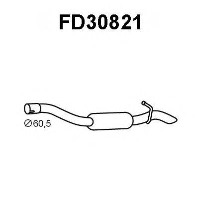 Труба выхлопного газа VENEPORTE FD30821