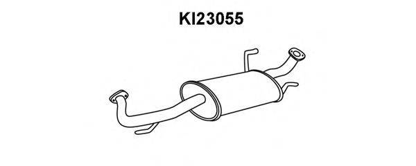 Предглушитель выхлопных газов VENEPORTE KI23055
