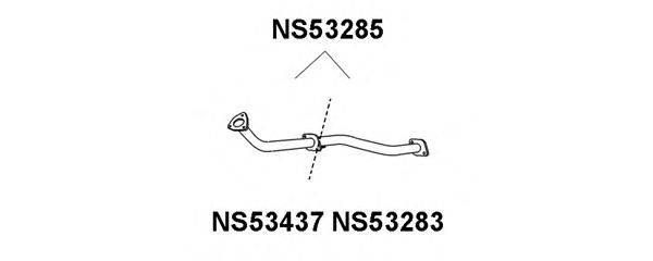 Труба выхлопного газа VENEPORTE NS53437