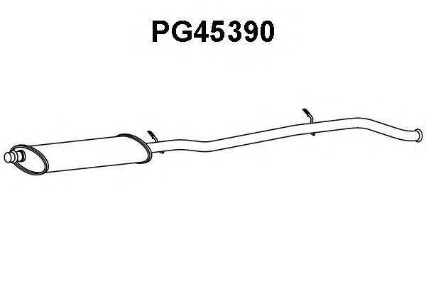 Предглушитель выхлопных газов VENEPORTE PG45390