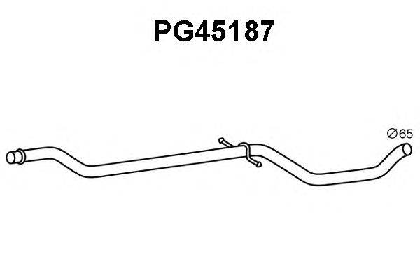Труба выхлопного газа VENEPORTE PG45187