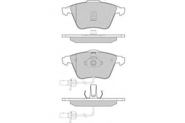 Комплект тормозных колодок, дисковый тормоз MASTER-SPORT 13-0460-7166-2-SET-MS