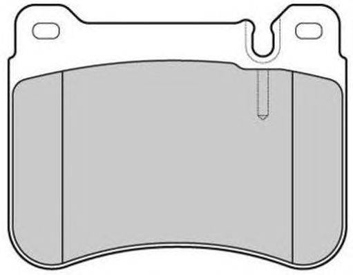 Комплект тормозных колодок, дисковый тормоз FREMAX FBP1570