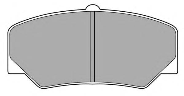 Комплект тормозных колодок, дисковый тормоз FREMAX 21141