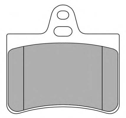 Комплект тормозных колодок, дисковый тормоз FREMAX FBP-1194
