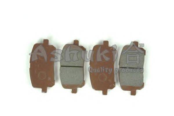 Комплект тормозных колодок, дисковый тормоз ASHUKI 1080-6902