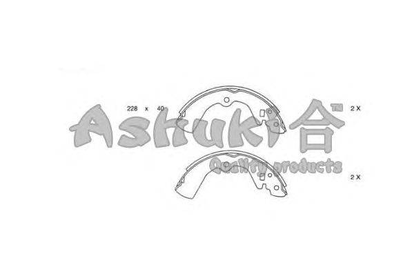 Комплект тормозных колодок ASHUKI N011-56