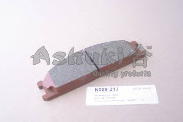Комплект тормозных колодок, дисковый тормоз ASHUKI N009-21J