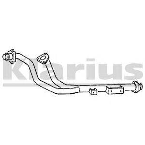 Труба выхлопного газа KLARIUS 140217