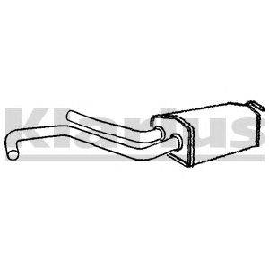 Средний глушитель выхлопных газов KLARIUS 220672