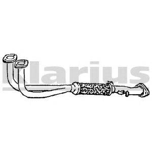 Труба выхлопного газа KLARIUS 301568