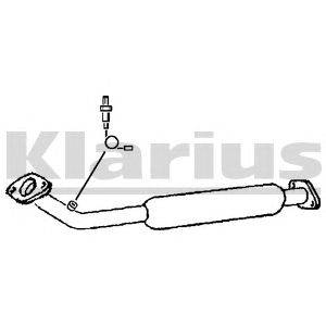 Средний глушитель выхлопных газов KLARIUS 220909