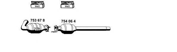 Система выпуска ОГ ERNST 080267