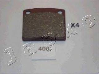 Комплект тормозных колодок, дисковый тормоз JAPANPARTS 5004400