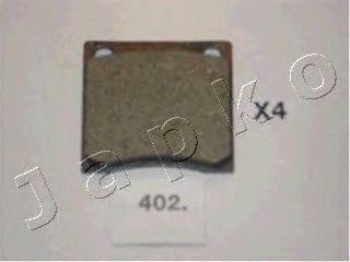Комплект тормозных колодок, дисковый тормоз JAPKO 50402