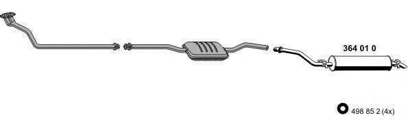 Система выпуска ОГ ERNST 040897