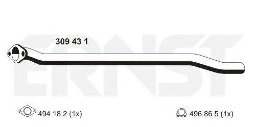 Труба выхлопного газа ERNST 309431