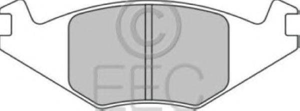 Комплект тормозных колодок, дисковый тормоз EEC BRP0439