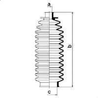 Пыльник, рулевое управление SPIDAN 83596