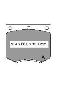 Комплект тормозных колодок, дисковый тормоз VEMA 830810