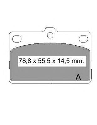 Комплект тормозных колодок, дисковый тормоз VEMA 830990