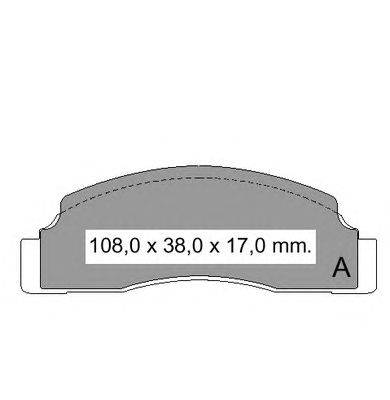 Комплект тормозных колодок, дисковый тормоз VEMA 831530