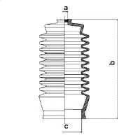 Пыльник, рулевое управление SPIDAN 83824