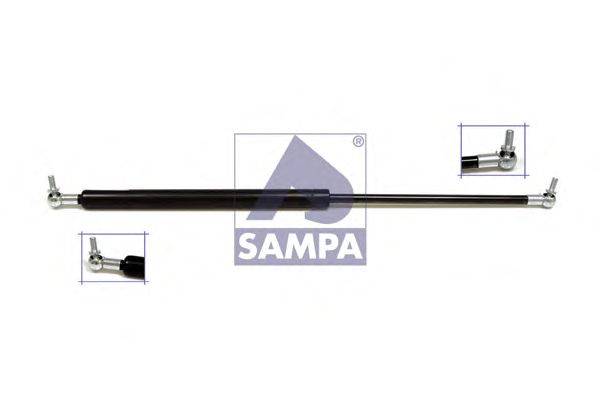 Газовая пружина, крышка багажник SAMPA 100.120