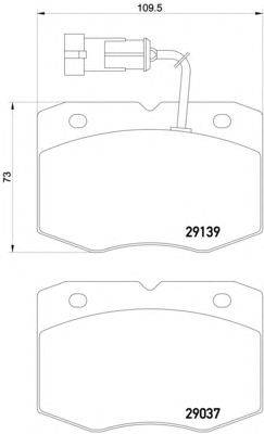 Комплект тормозных колодок, дисковый тормоз HELLA PAGID 8DB355005501