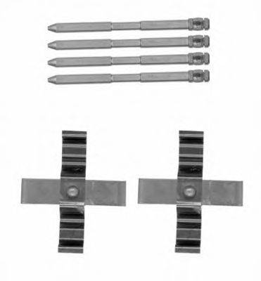 Комплектующие, колодки дискового тормоза HELLA PAGID 8DZ 355 204-281