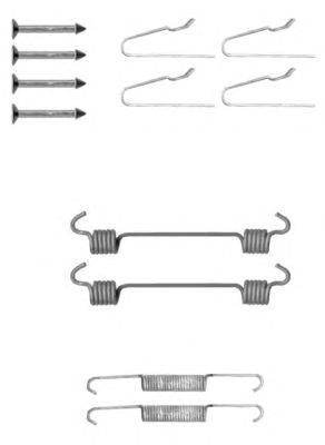 Комплектующие, стояночная тормозная система HELLA PAGID 8DZ 355 201-811