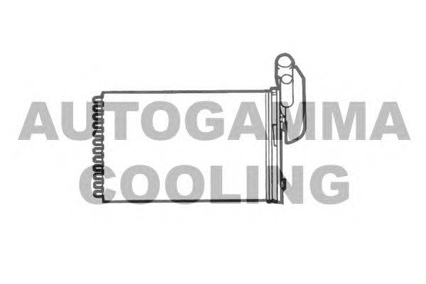 Теплообменник, отопление салона AUTOGAMMA 101974