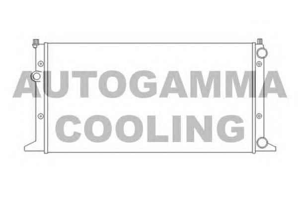 Радиатор, охлаждение двигателя AUTOGAMMA 103778