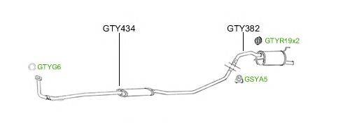 Система выпуска ОГ GT Exhaust 2307