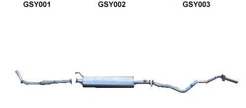 Система выпуска ОГ GT Exhaust 3124