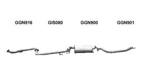 Система выпуска ОГ GT Exhaust 4006