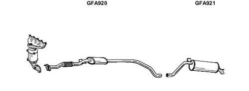 Система выпуска ОГ GT Exhaust 5683